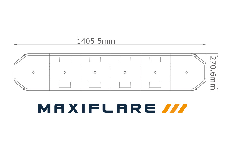 Blixtljusramp Maxiflare PRO 1400 R65 R10