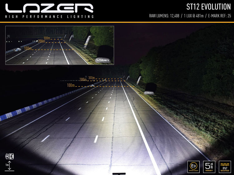 Lazer ST12 Evolution 21 tums LED ramp