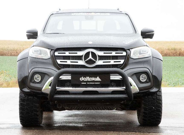 Frontbåge svart Delta 4x4 Mercedes X-Klass 2018+