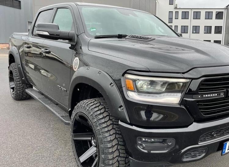 Skärmbreddare Pocket Style 50mm/76mm Dodge Ram 1500 2019+