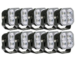 10-Pack BullPro Bully 3000 30W LED arbetsbelysning Widebeam