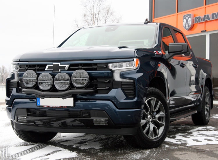 Q-light extraljusfäste Chevrolet Silverado 2023+