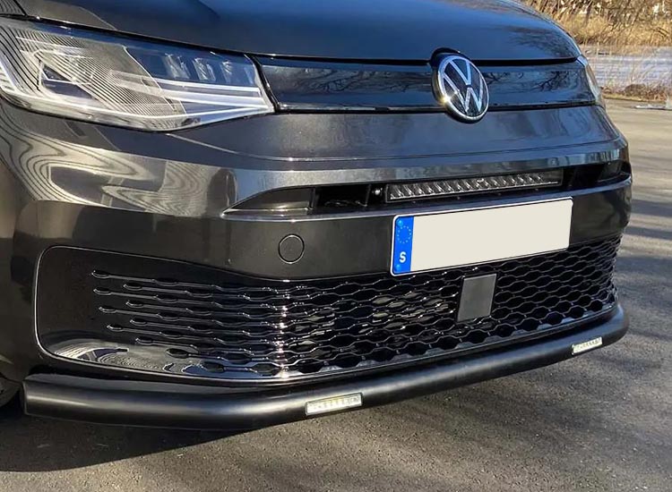Frontrör Metec DRL LED Svart VW Caddy 2021+