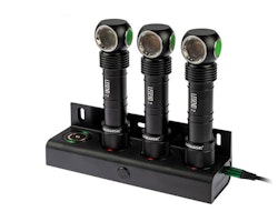 4x Pannlampa Ledwise Legend 2 6000K 1500lm inkl. laddstation