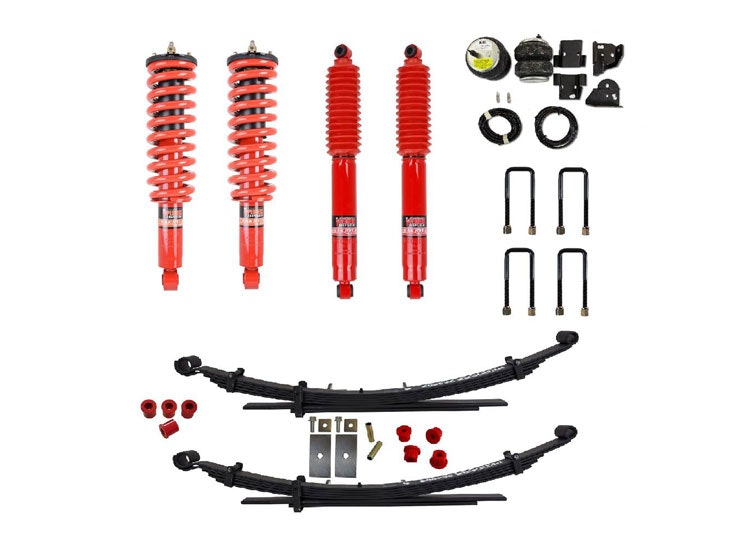 Pedders höjningssats inkl. Luft 500kg+ 40mm Isuzu D-Max 2017-2020