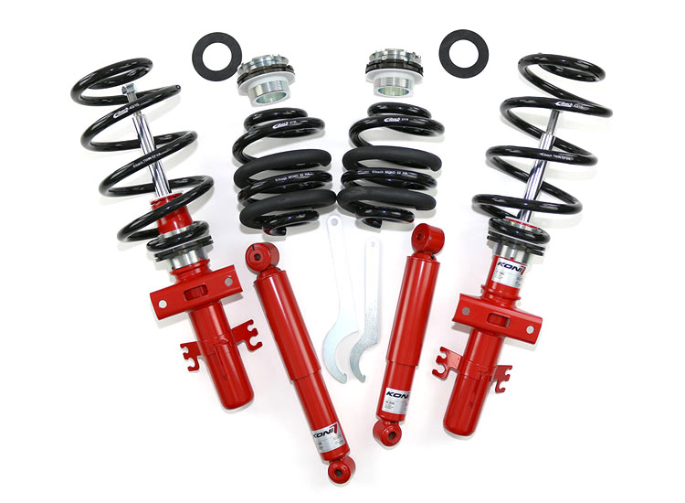 Twin Monotube Project Extremlåga Coilovers VW T5 / T6 / T6.1 Utan DCC
