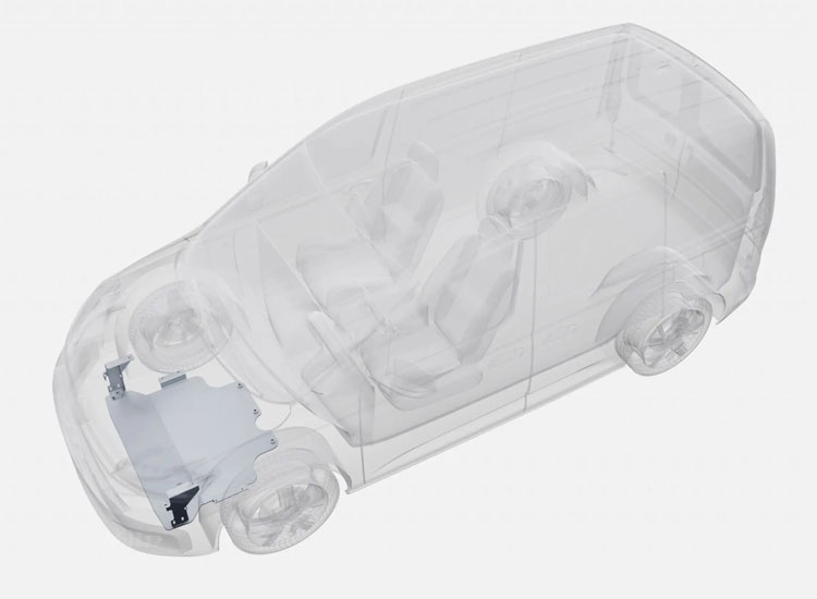 Underkörningsskydd motor VW Caddy 2021+