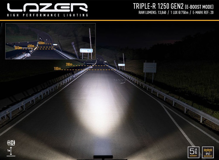 Lazer Triple-R 1250 23 tum LED ramp