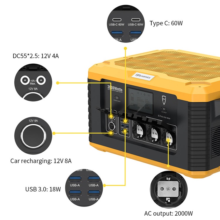 FJDynamics MP2000 2kWh Portable power