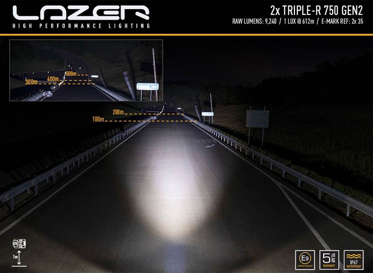 Extraljuskit Lazer Triple-R 750 (G2) Isuzu D-Max 2021+