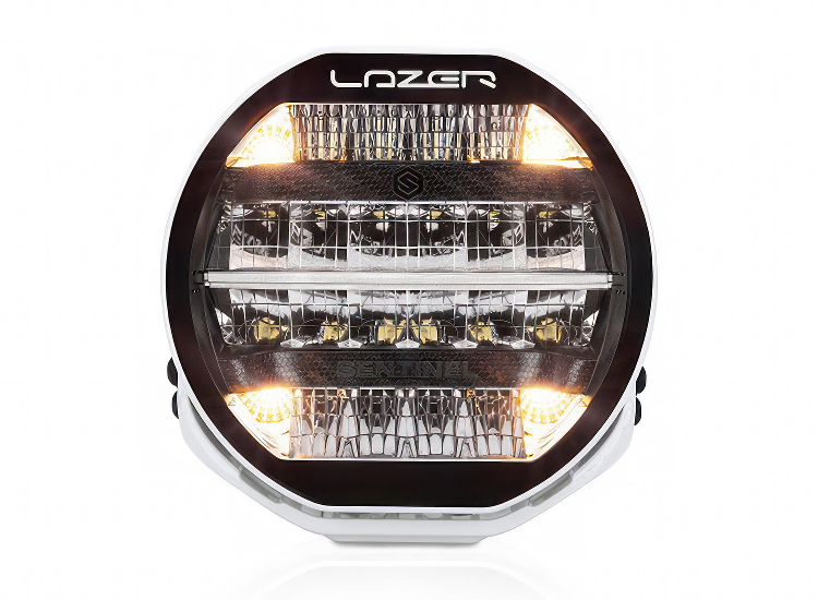 Lazer Sentinel 9 tums Vit LED extraljus