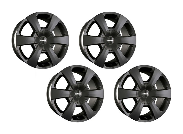 Delta fälgpaket WP Mattsvart 17″ ET35 6/114.3