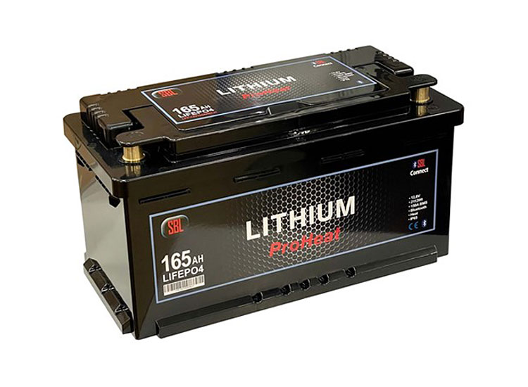 Off-Grid paket medium 165Ah lithium / 135W flexpanel / 40A DC-DC 12V