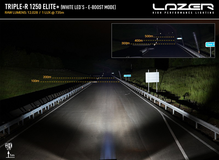 Lazer Triple-R 1250 Elite+ LED-ljusramp