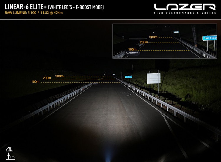 Lazer Linear 6 Elite+ LED-ljusramp