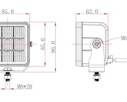 Arbetsbelysning FleXtra REC 45W