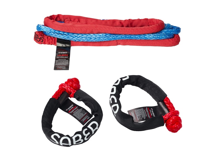 SABER 12mm SaberPro bridle & Dubbla 15K soft schacklar kit