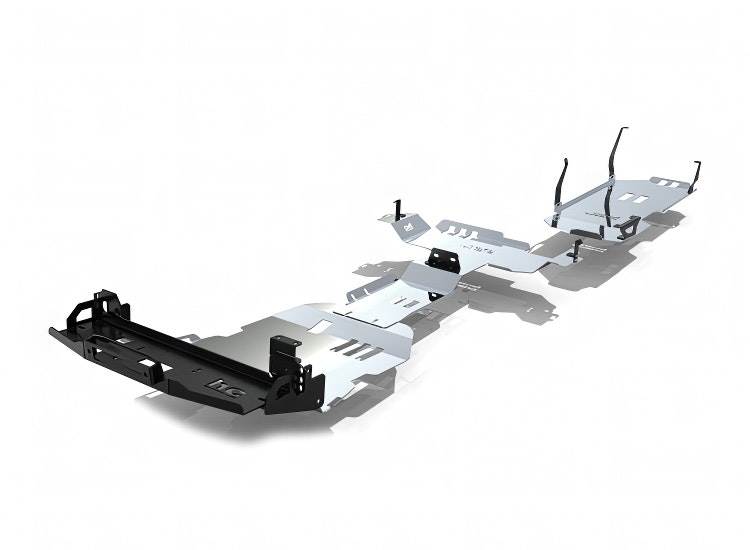 Offroadpaket aluminum Toyota Land Cruiser 150 Prado J15 2021+