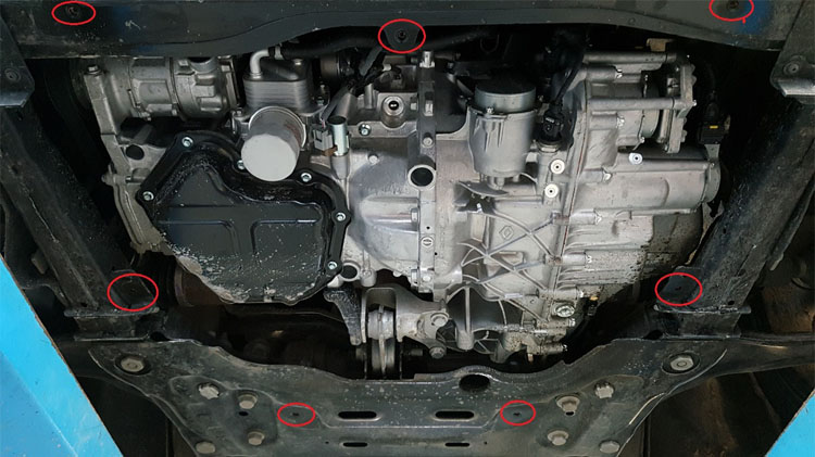 Underkörningsskydd / Hasplåt motor Renault Kangoo 2021+