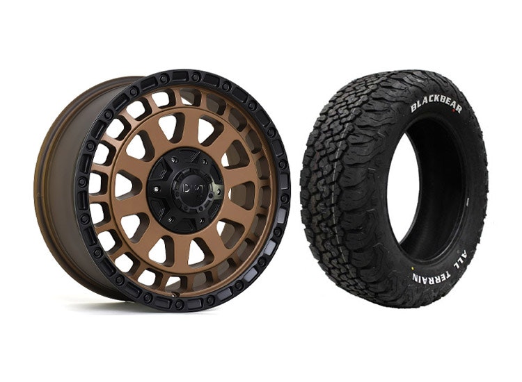 Fälgpaket Dirt A.T D210 Bronze 8×17 5/118 5/130 ET48 Ducato / Jumper / Boxer