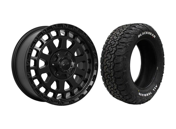 Fälgpaket Dirt A.T D210 8×17 6/130 6/120 ET48 Mercedes Sprinter 2018+