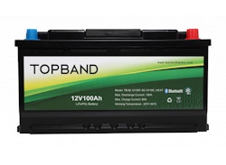 Litiumbatteri Topband 100Ah med inbyggd värme och blåtand