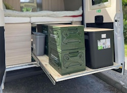Outdoor Camping box med skärbräda