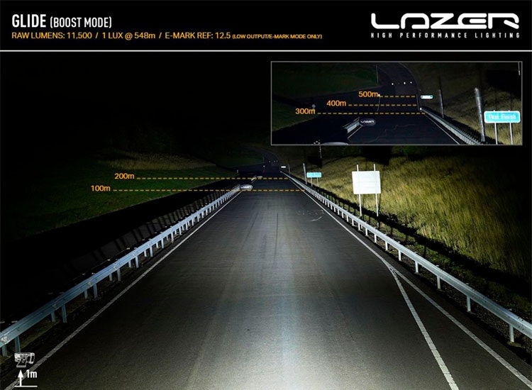 Lazer Glide LED-ljusramp