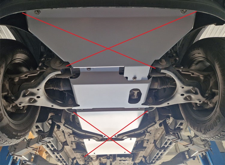 Underkörningsskydd motor VW Amarok 2023+