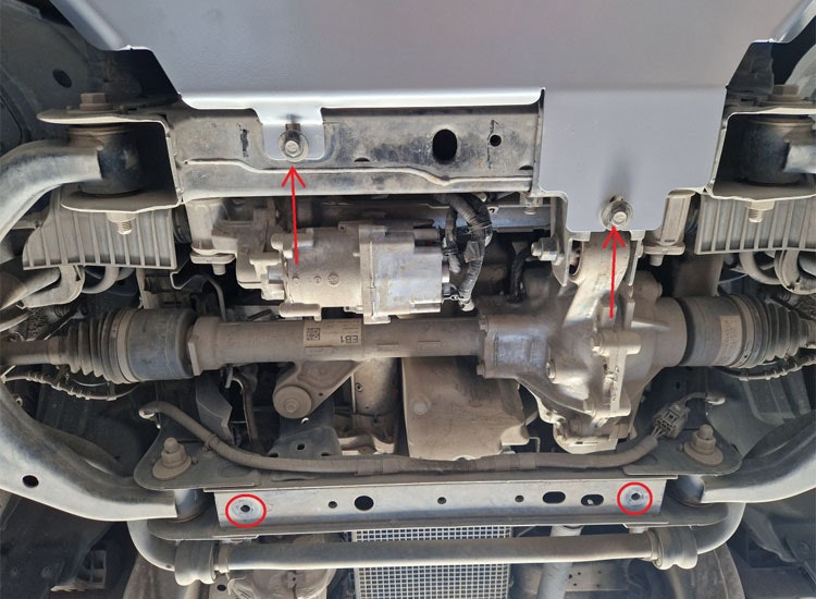 Underkörningsskydd motor VW Amarok 2023+