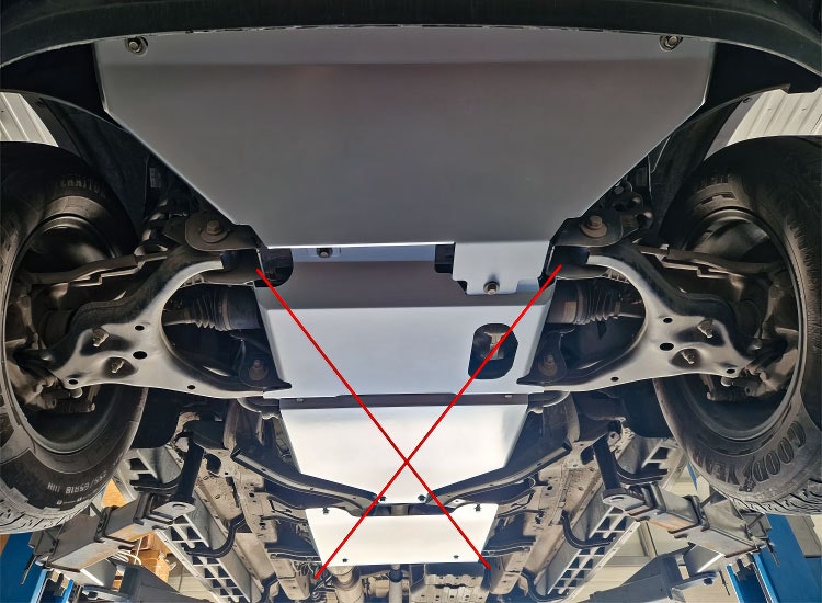 Underkörningsskydd Kylare VW Amarok 2023+