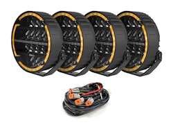 4-Pack BriodLights Olympus LED extraljus 9" med kabelsats