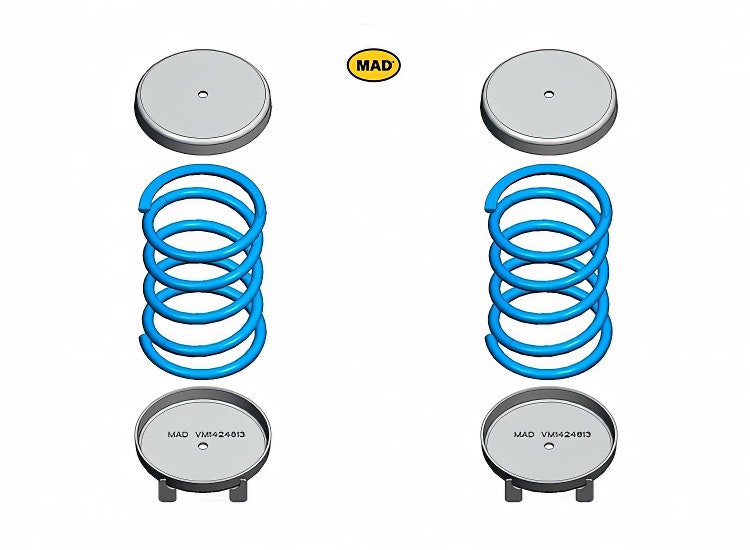 Hjälpfjädring HD 700kg+ Renault Master / Nissan Interstar FWD 2024+
