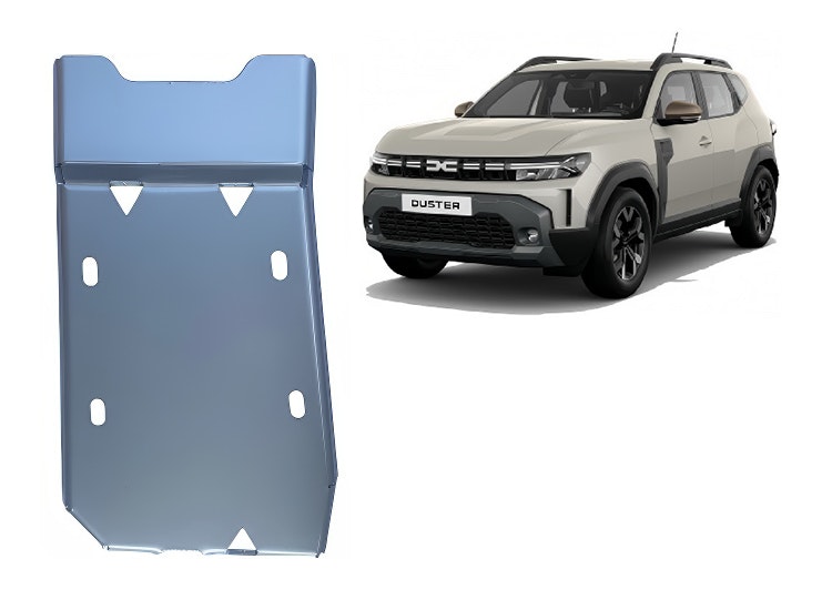 Underkörningsskydd Bakdifferential Aluminium Dacia Duster 4×4 2024+