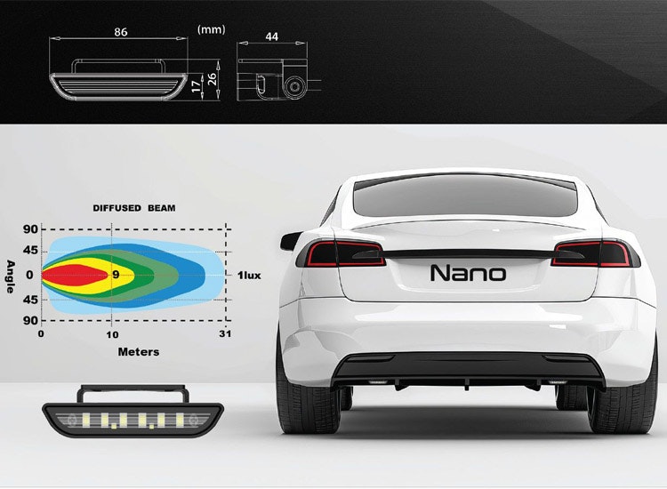 Nano backljus 30W