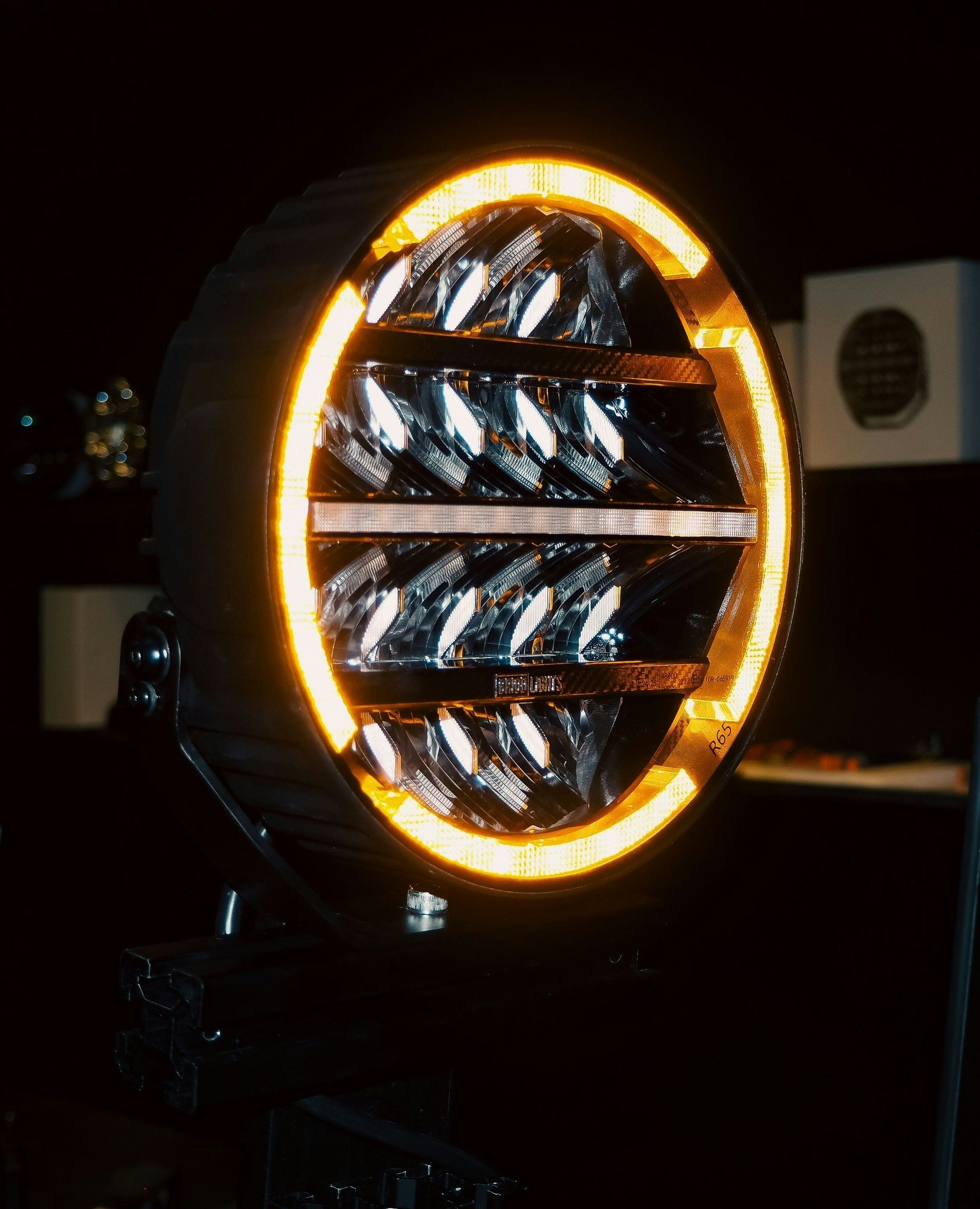 2-Pack BriodLights Olympus LED extraljus 9" med kabelsats