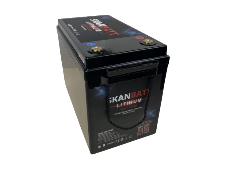 Skanbatt V2 Lithium HEAT Batteri 12V 280AH Bluetooth