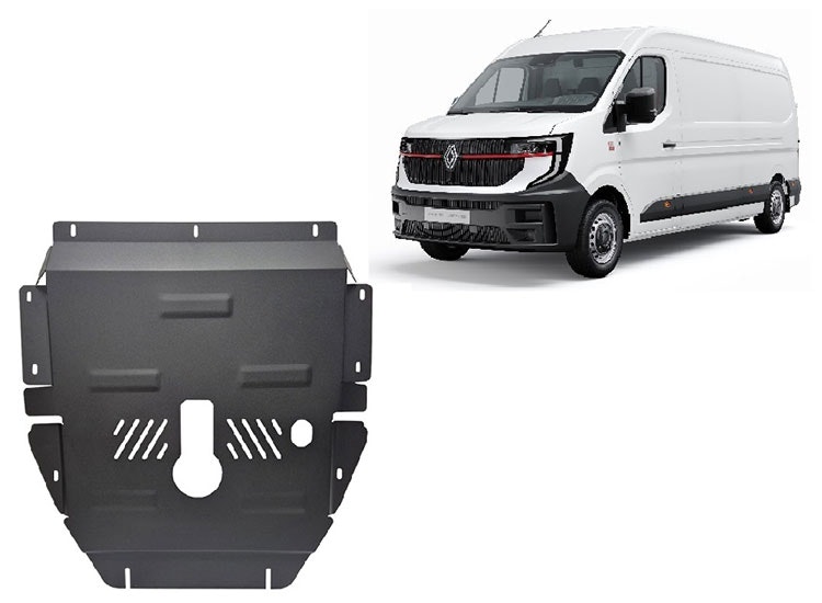 Underkörningsskydd Motor/Kylare/Växellåda Renault Master 2024+