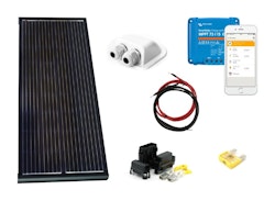 Off-Grid paket Husbild/Camper 200W solpanelskit + inverter + batteri