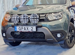 Q-light extraljusbåge rak Dacia Duster 2022+