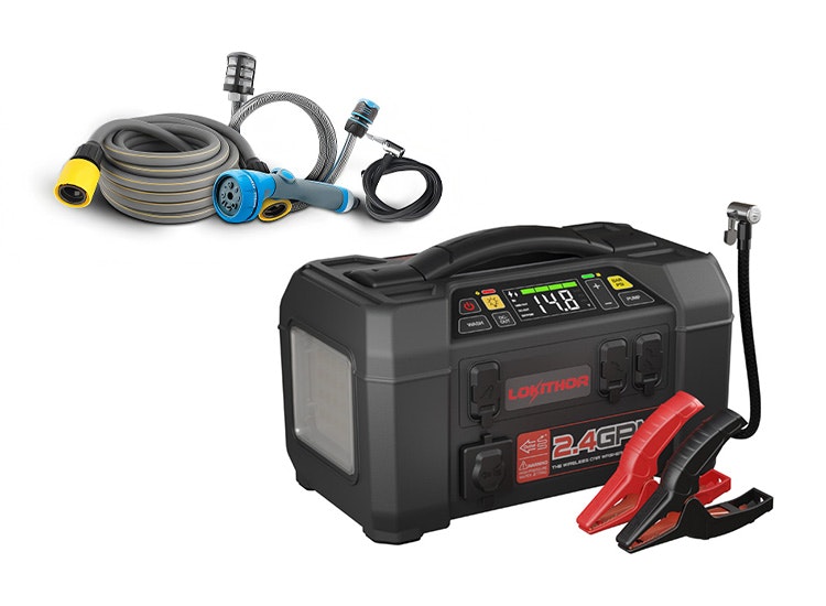 Lokithor 5 i 1 AW401 starthjälp och luftkompressor med vattenpump