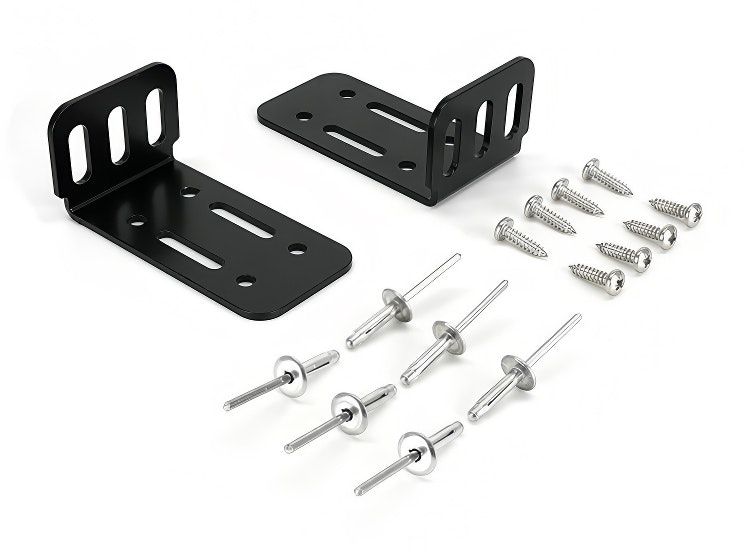 2-pack reg.nr fästen för LED ramp