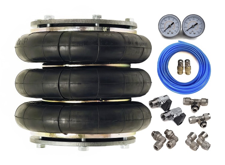 Luftfjädring universalt kit 4.0 ton