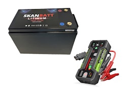 Skanbatt V2 Litium HEAT Batteri 12V 280AH Bluetooth