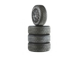 Fälgpaket Delta Klassik B Gunmetal Grey 8,5x18 5/118 / 5/130 ET45 Ducato / Jumper / Boxer