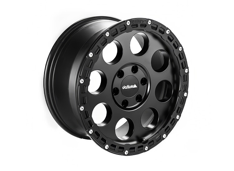 Delta Klassik B Rugged mattsvart 17″ 6/130 ET50 Mercedes Sprinter 2019+