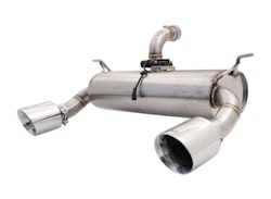 XFORCE 2.5" Axle-Back system med Varex ljuddämpare Jeep Wrangler JL 3.6l V6