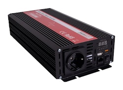 SKANBATT Inverter 12V 1500W Ren Sinus med Brytknapp