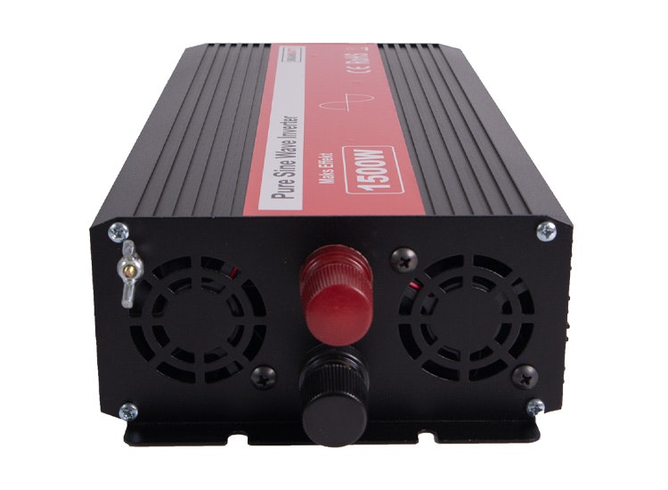 SKANBATT Inverter 12V 1500W Ren Sinus med Brytknapp