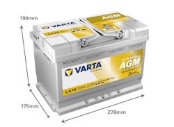 Varta Professional 95Ah Start/förbrukning AGM DP LA95